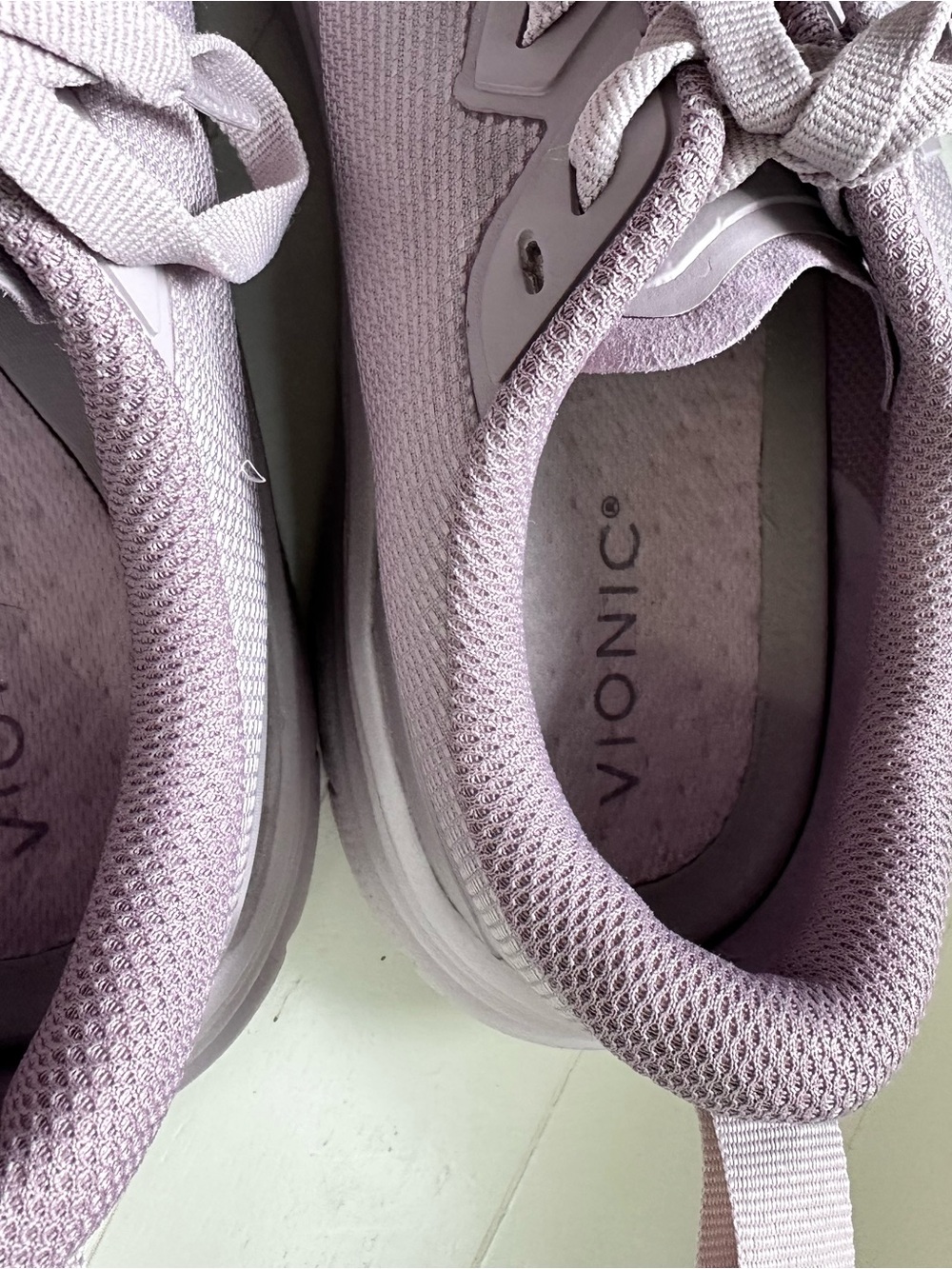 Vionic Women's Walker Walk Max Lace-Up Sneaker - Dusty Mauve Sz 10 - Picture 6 of 9